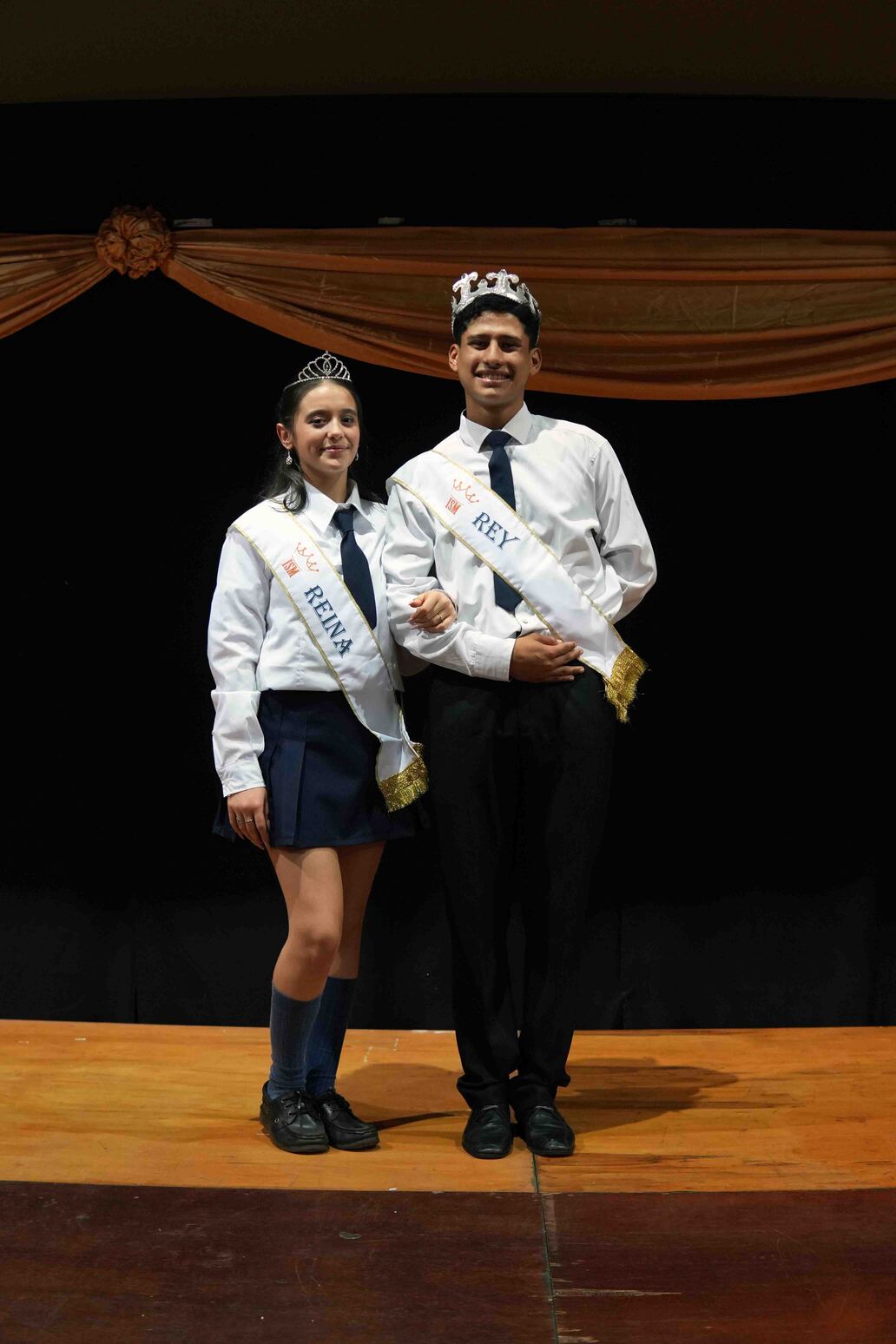 Micaela Godoy y Bautista Mbombaj Pérez.